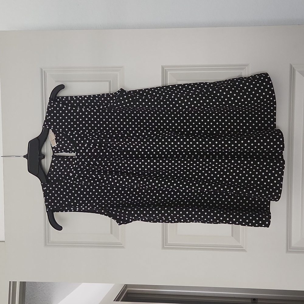 ✨️Michael Kors | B&W Polka Dot Blouse
